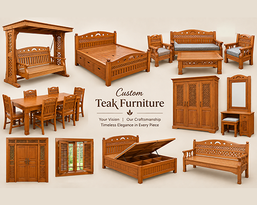 Teak Wood Furniture Wholesaler in Madurai