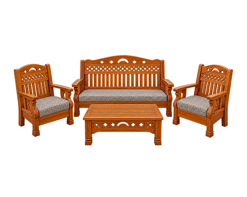 Sofa Sets in solid teak wood